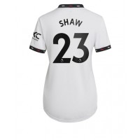 Manchester United Luke Shaw #23 Udebanetrøje Dame 2022-23 Kortærmet
